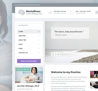 Mentalpress - Wp Theme For Your Medical Or Psychology Website.
