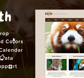 Earth – Eco/Environmental Nonprofit Wordpress Theme