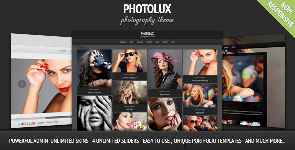 Photolux - Photography Portfolio Wordpress Theme