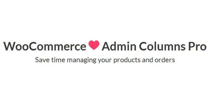 Admin Columns Pro – Woocommerce Addon