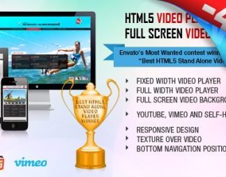 Html5 Video Player & Fullscreen Video Background