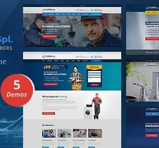 Plumbing Spl - Plumber Wordpress Theme