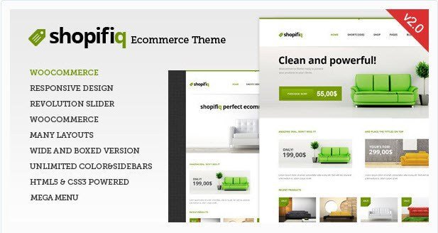 Shopifiq – Responsive Wordpress Woocommerce Theme