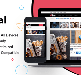 Viral – Wordpress Theme For Social Media Marketers