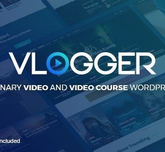 Vlogger: Professional Video & Tutorials Wordpress Theme