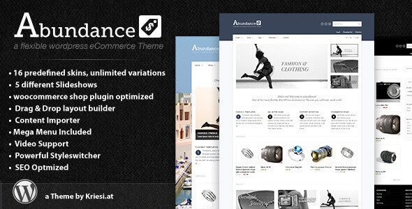 Abundance – Ecommerce Business Theme