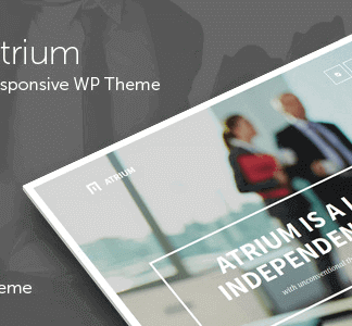 Atrium – Responsive One Page Wordpress Theme