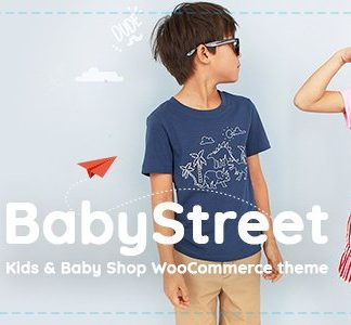 BabyStreet - WooCommerce Theme for Kids Stores and Baby Shops Clothes and Toys