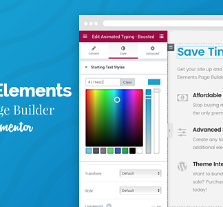 Boosted Elements - WordPress Page Builder Add-on for Elementor