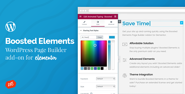 Boosted Elements - WordPress Page Builder Add-on for Elementor
