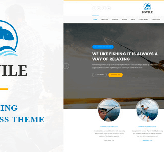 Bovile – Fishing Wordpress Theme