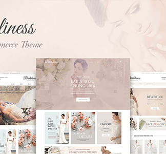 Brideliness – Wedding Shop Wordpress Woocommerce Theme