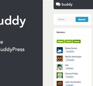 Buddy – Multi-Purpose Wordpress Buddypress Theme