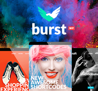 Burst – A Bold And Vibrant Wordpress Theme