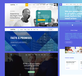 Capital – Multi Purpose Business Wordpress Theme