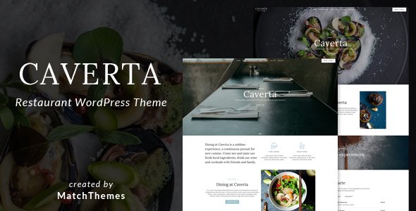 Caverta - Fine Dining Restaurant Theme
