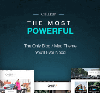 Cheerup – Blog Magazine Wordpress Blog Theme