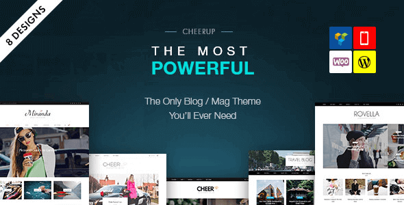 Cheerup – Blog Magazine Wordpress Blog Theme