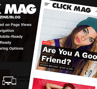 Click Mag – Viral Wordpress News Magazine Blog Theme