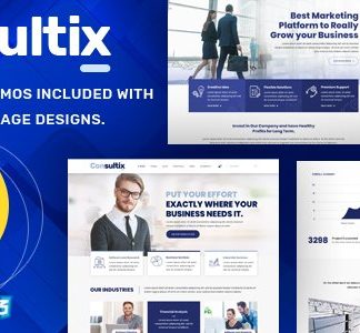 Consultix Consulting - Business Consulting WordPress Theme