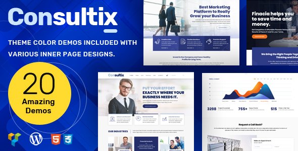 Consultix Consulting - Business Consulting WordPress Theme