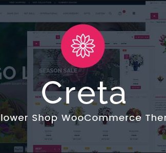 Creta - Flower Shop WooCommerce WordPress Theme