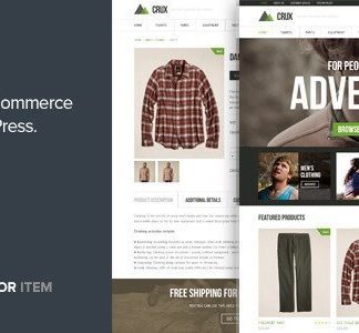 Crux – A Modern And Lightweight Woocommerce Theme