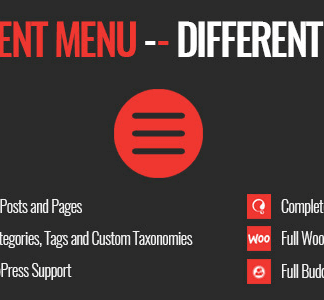 Different Menu In Different Pages