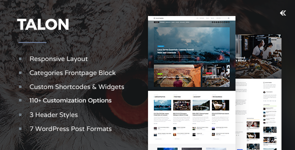 Talon - Responsive Wordpress Theme