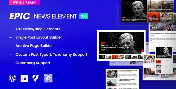 Epic News Elements for Elementor and WPBakery Page Builder