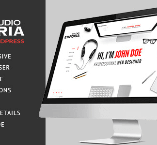 Euforia – Responsive Vcard Wordpress Theme