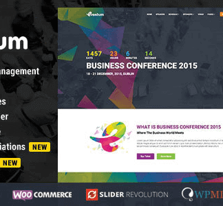 Eventum – Conference & Event Wordpress Theme