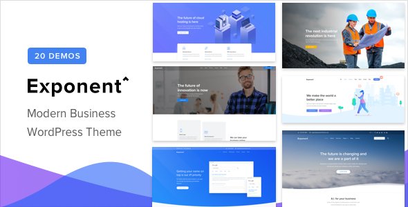 Exponent - Modern Multi-Purpose Business WordPress theme