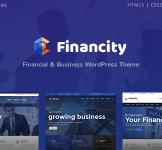 Financity - Business / Financial / Finance WordPress Theme