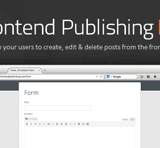 Frontend Publishing Pro