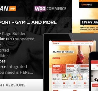 Gameplan – Event And Gym Fitness Wordpress Theme