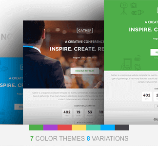 Gather – Event & Conference Wp Landing Page Theme