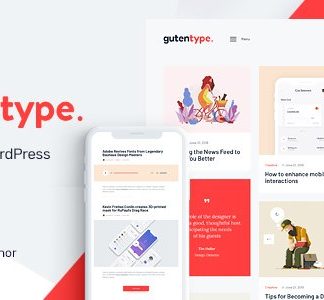 Gutentype | 100% Gutenberg WordPress Theme for Modern Blog