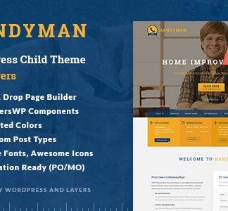 Handyman – Craftsman Business Wordpress Theme