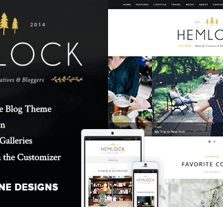 Hemlock – A Responsive Wordpress Blog Theme