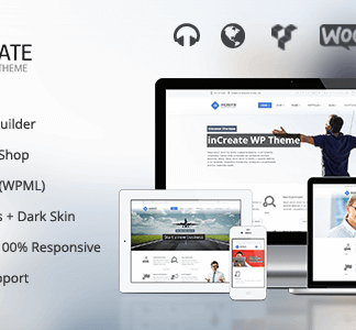 Increate – Responsive Multipurpose Wordpress Theme