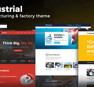 Industrial – Industry & Factory Wordpress Theme