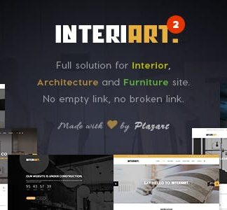 InteriArt - Furniture & Interior WordPress Theme
