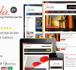 Jarida – Responsive Wordpress News Magazine Blog