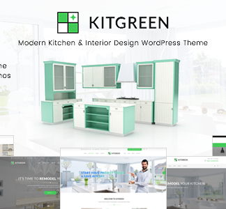 KitGreen - Modern Kitchen & Interior Design WordPress Theme