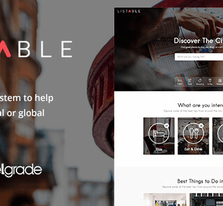 Listable – A Friendly Directory Wordpress Theme