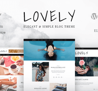 Lovely – Elegant & Simple Blog Theme