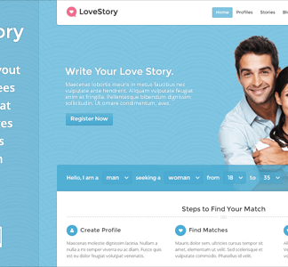 Lovestory – Dating Wordpress Theme