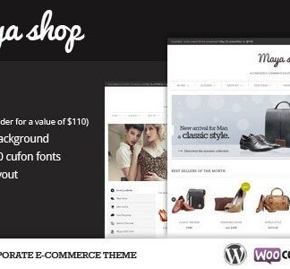 Mayashop – A Flexible Responsive E-Commerce Theme