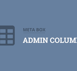 Metabox - Admin Columns